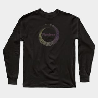 Flawless: a funky k pop inspired elegant design Long Sleeve T-Shirt